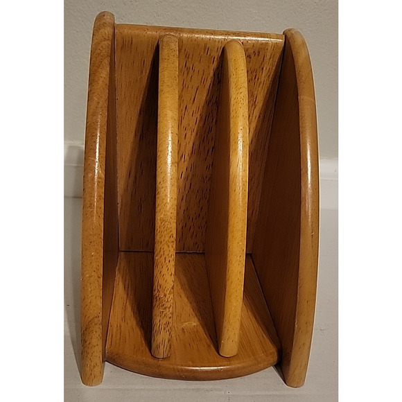 VTG Wooden Desktop Drawer Organizer Storage Container Drawer letters mail bills - Picture 1 of 6